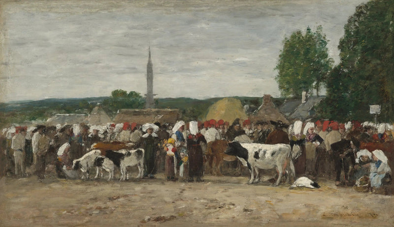Marked i Bretagne - Eugène Boudin