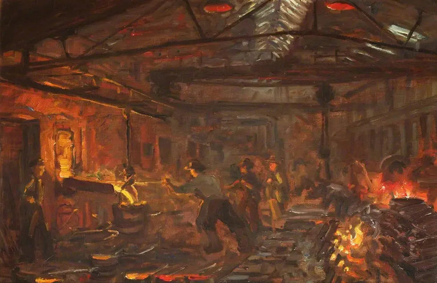 Jernstøberi Burmeister og Wain - Peder Severin Krøyer