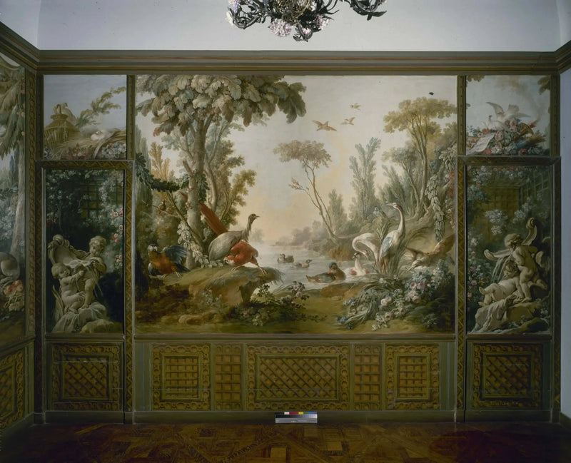 Fontæne med to elskende, hvoraf den ene er liggende - François Boucher