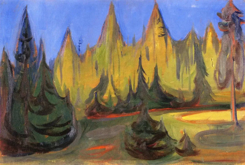 grantræskov - Edvard Munch