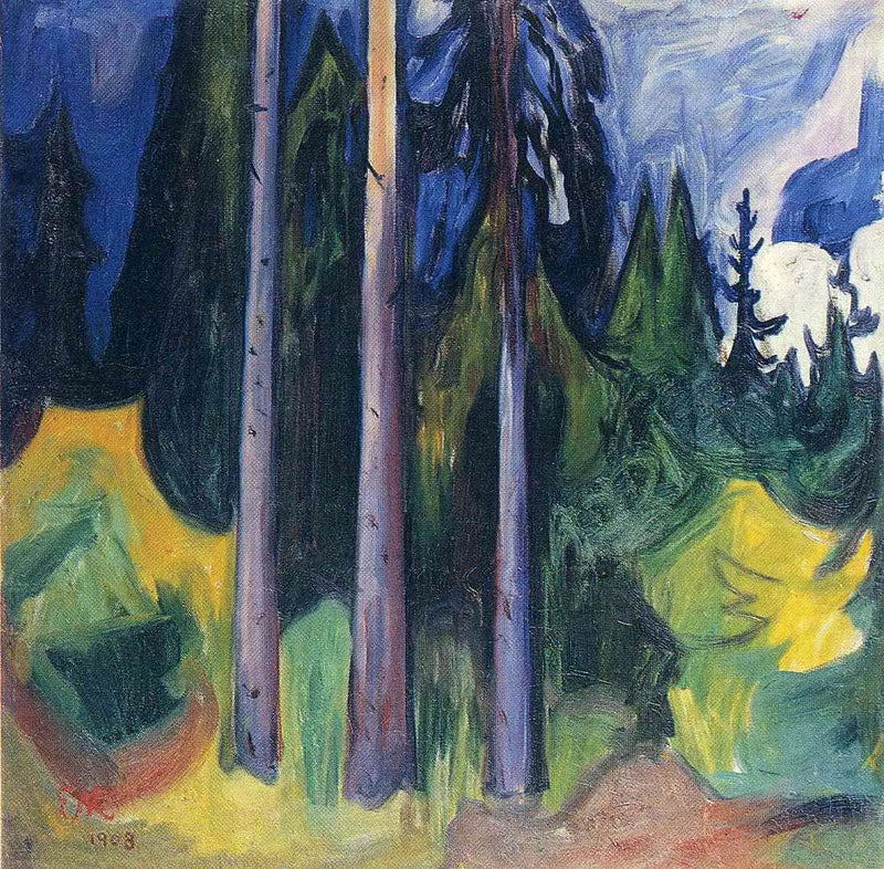 grantræskov - Edvard Munch