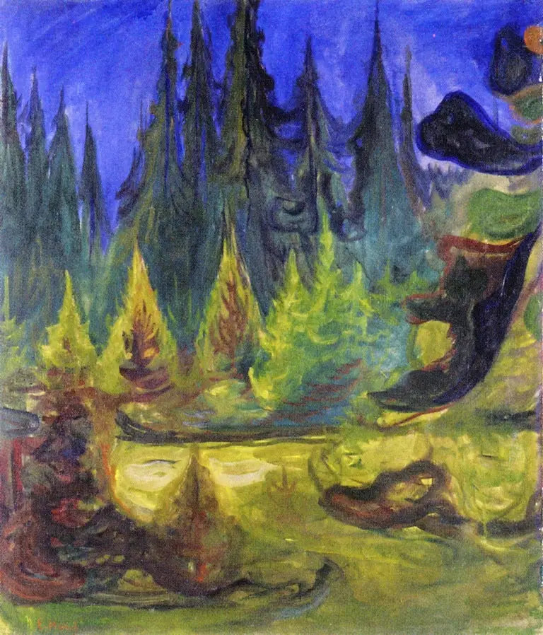 grantræskov - Edvard Munch