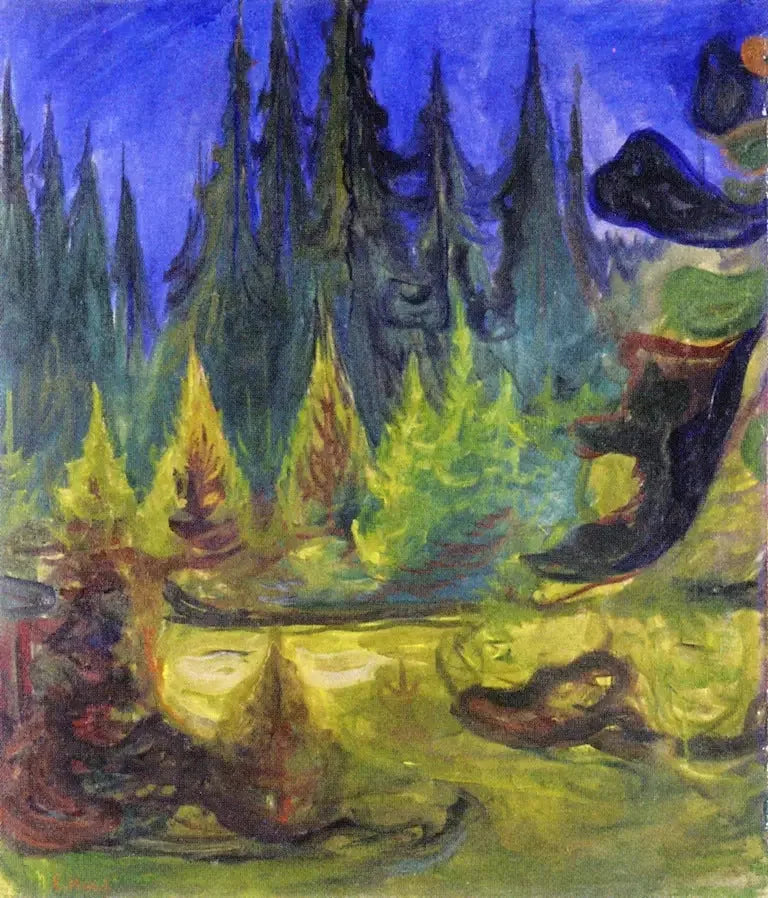 grantræskov - Edvard Munch