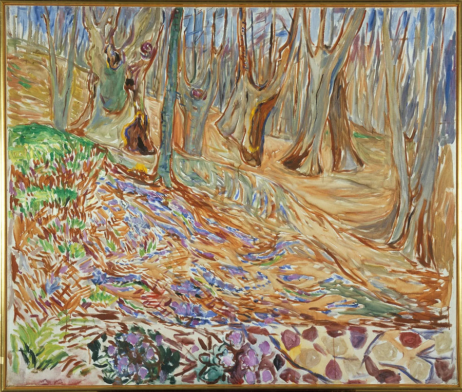 elme skov om foråret - Edvard Munch