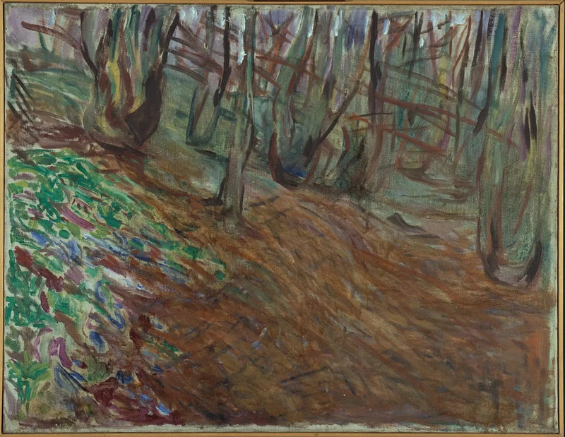 elme skov om foråret - Edvard Munch