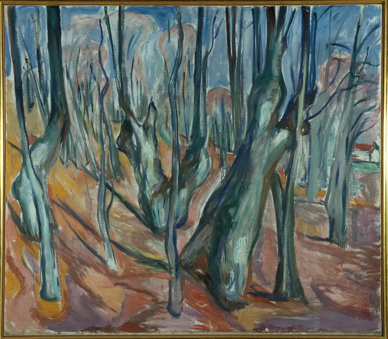 elme skov om foråret - Edvard Munch