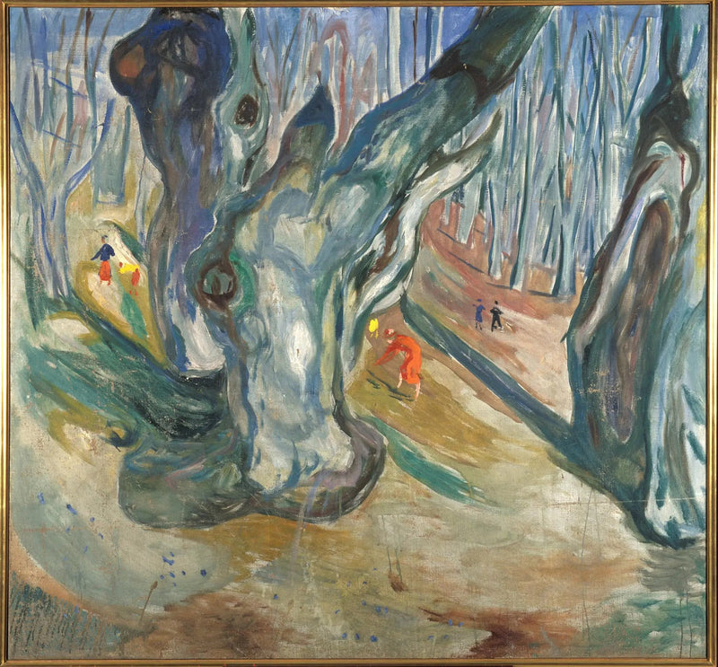 elme skov om foråret - Edvard Munch