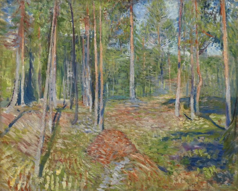 fyrreskov - Edvard Munch