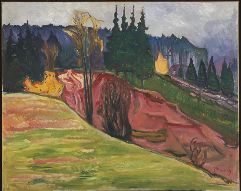 Thüringer Skov - Edvard Munch
