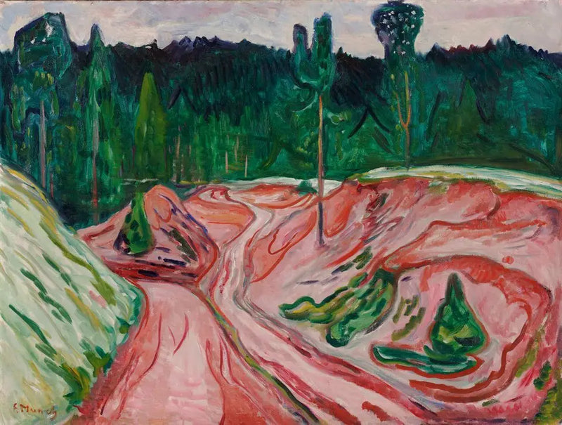 Thüringer Skov - Edvard Munch