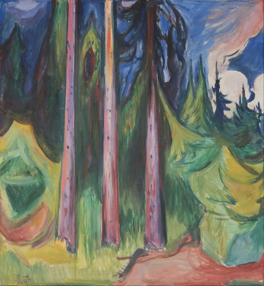 Skov - Edvard Munch