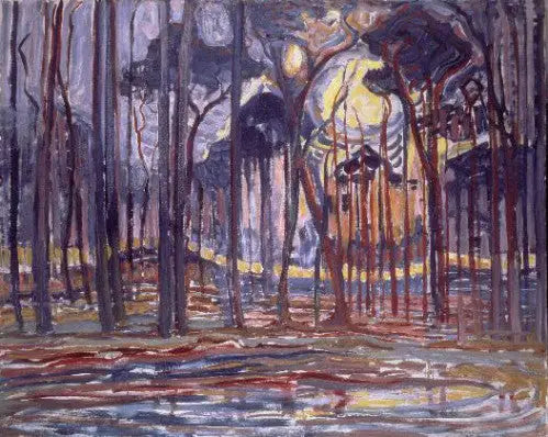Skov i Oele - Piet Mondrian
