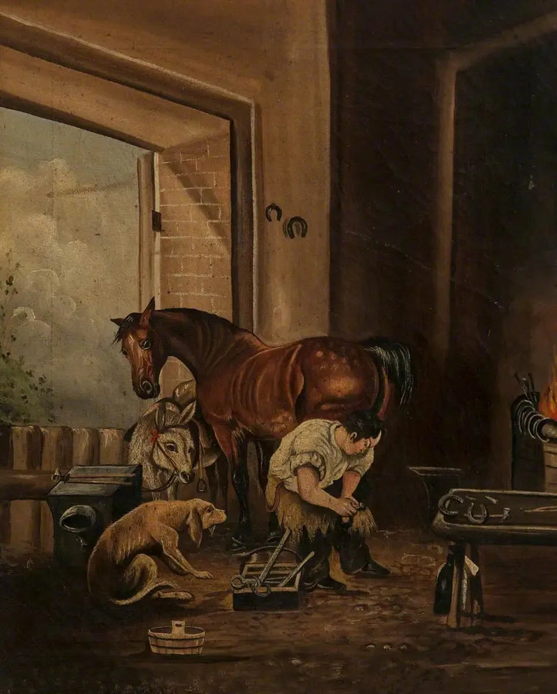 Smedje og smedje - Edwin Henry Landseer