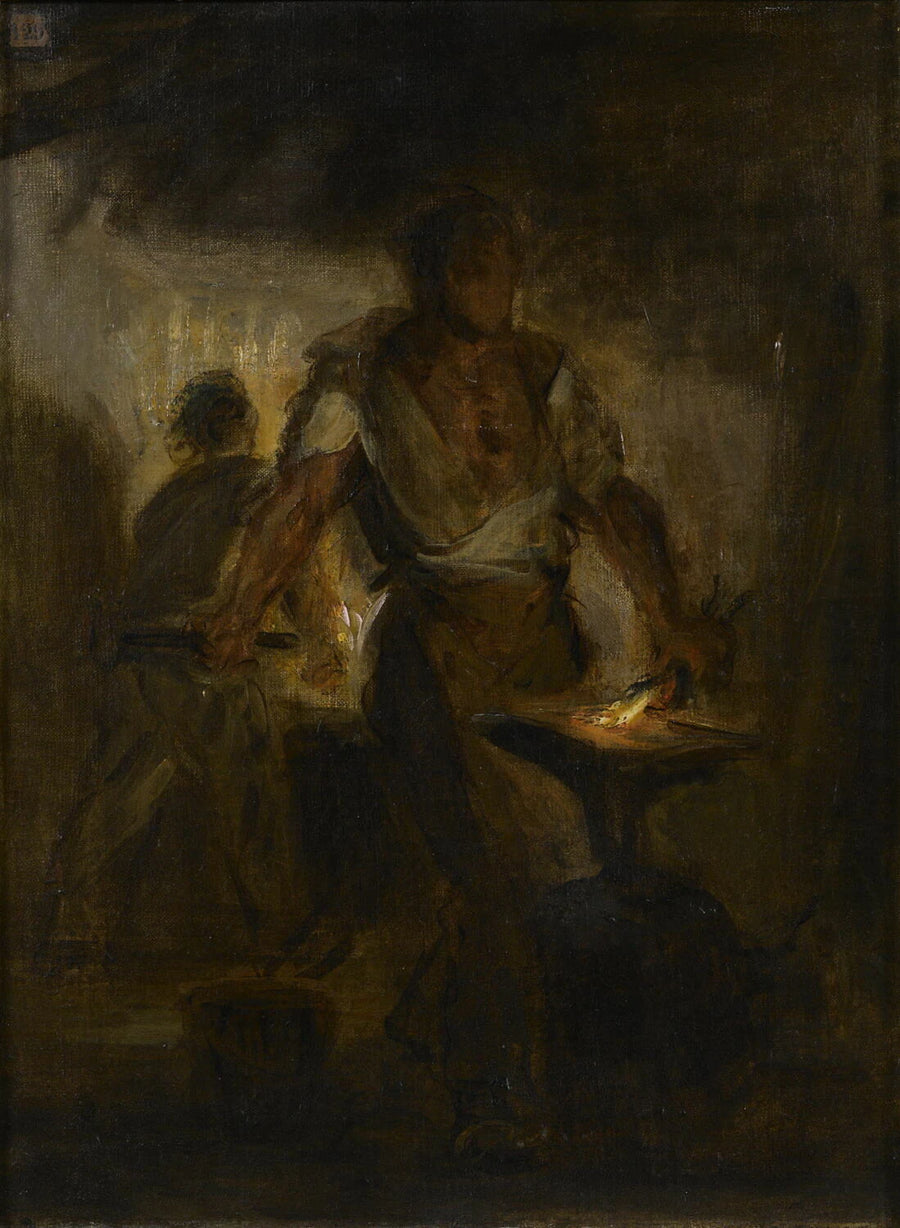 Le Forgeron - Eugène Delacroix