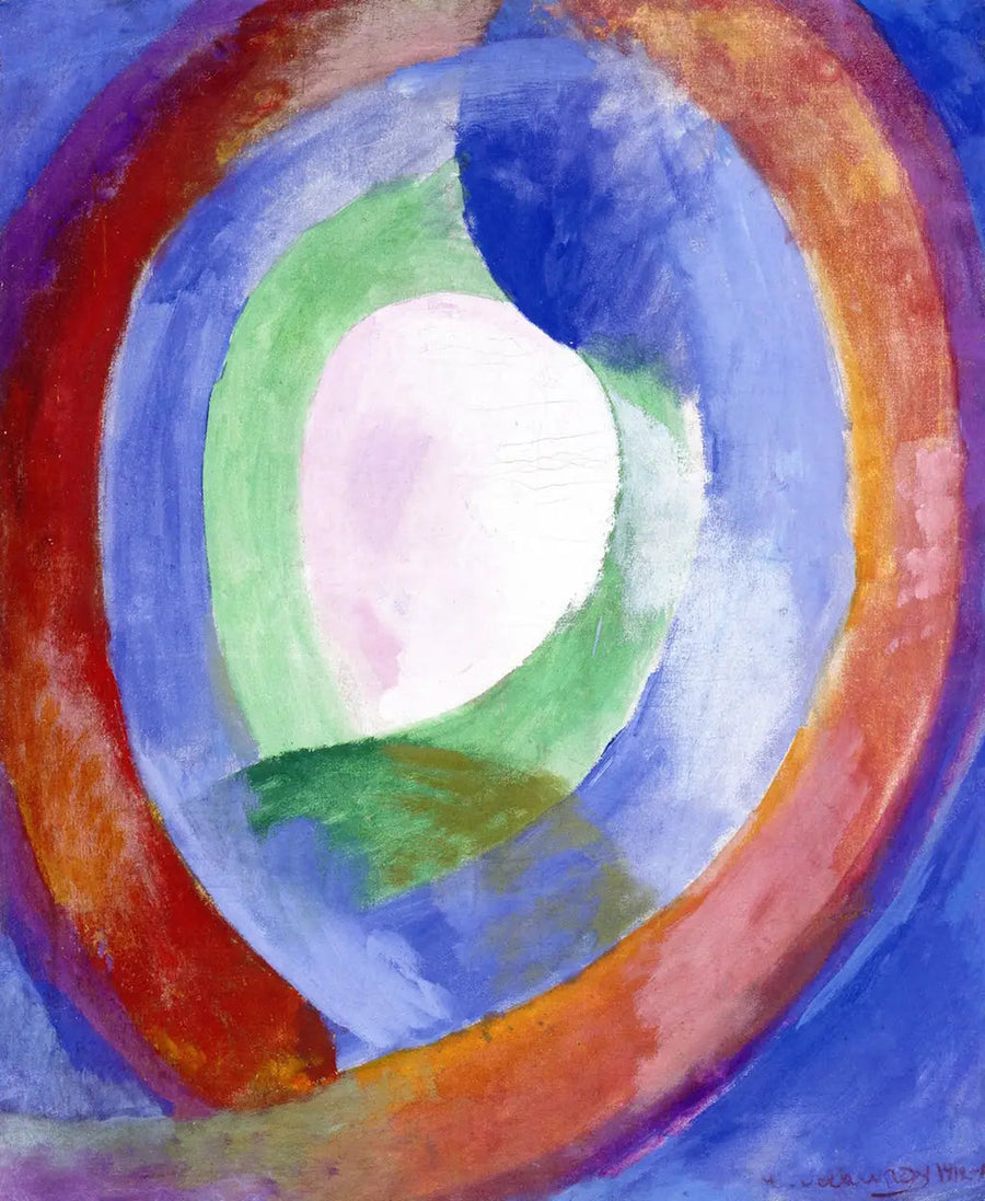Cirkulære former, Måne nr. 1 - Robert Delaunay