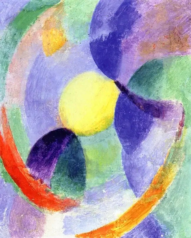 Cirkulære former, Måne nr. 3 - Robert Delaunay