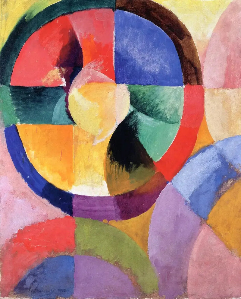 Cirkulære former, Sol nr. 1 - Robert Delaunay