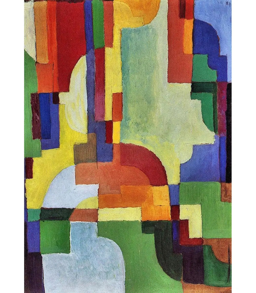 Farvernes former I - August Macke