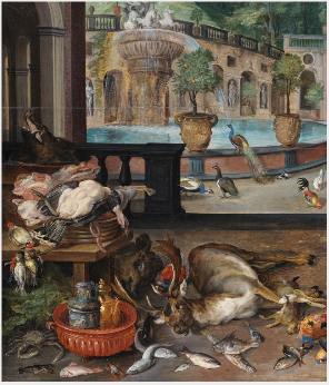 Fragment de « Le Christ dans la maison de Marthe et Marie » - Jan Brueghel le Jeune