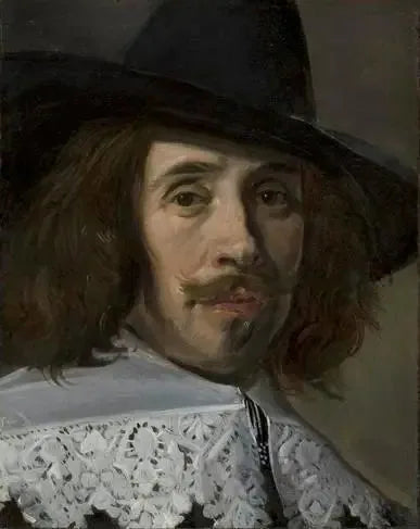Portrætfragment af en mand - Frans Hals