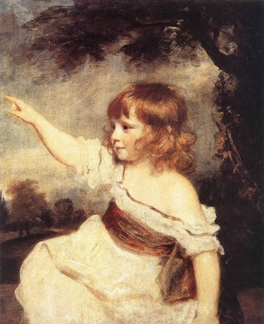 Francis George Hare barn, også kendt som Mester Hare - Joshua Reynolds