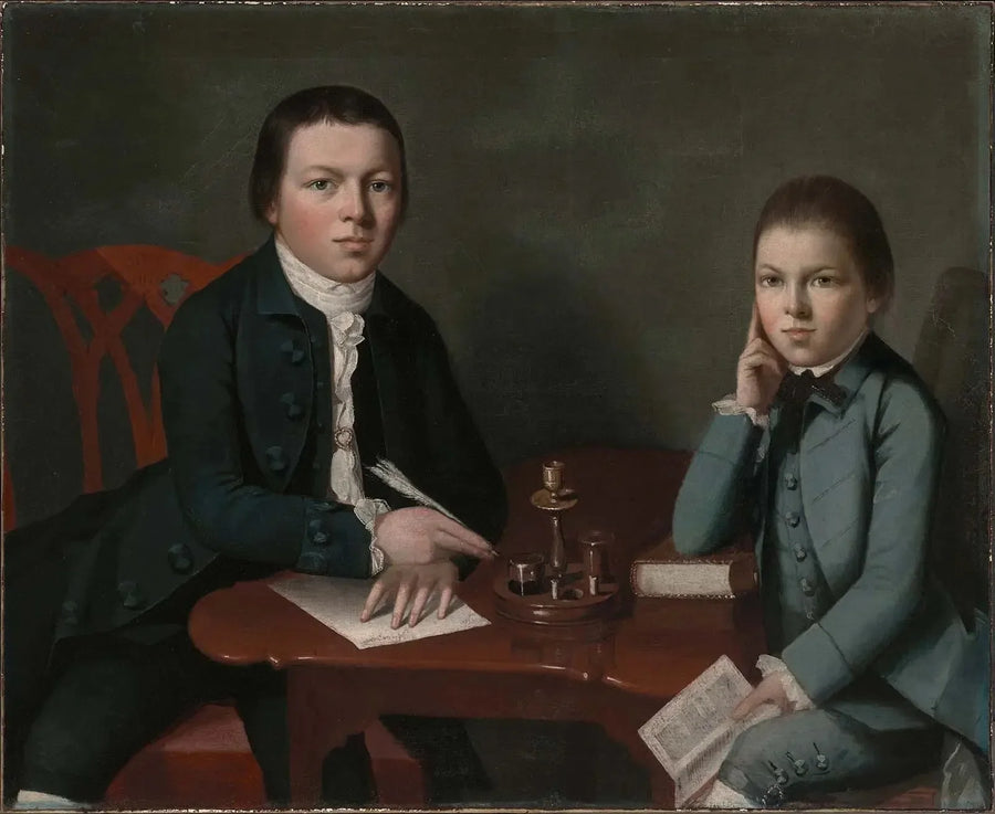 Francis Malbone og hans bror Saunders - Gilbert Stuart