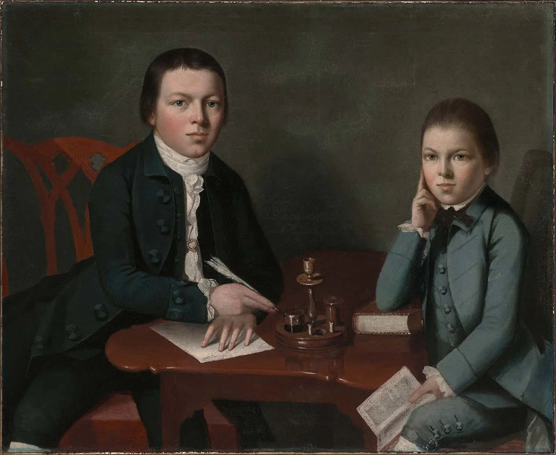 Francis Malbone og hans bror Saunders - Gilbert Stuart
