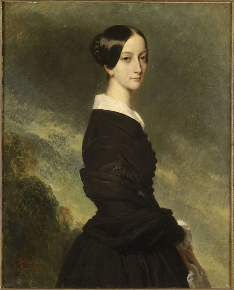 Françoise-Caroline Gonzague, prinsesse af Joinville (1824-1898) - Franz Xaver Winterhalter