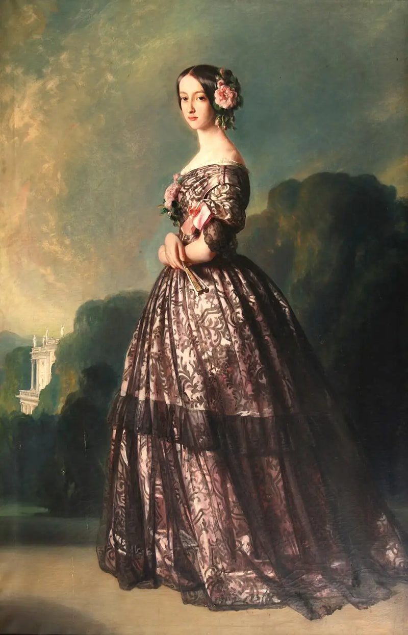 Françoise Caroline Jeanne Raphaëlle de Bourbon-Bragance, prinsesse af Brasilien, prinsesse af Joinville - Franz Xaver Winterhalter