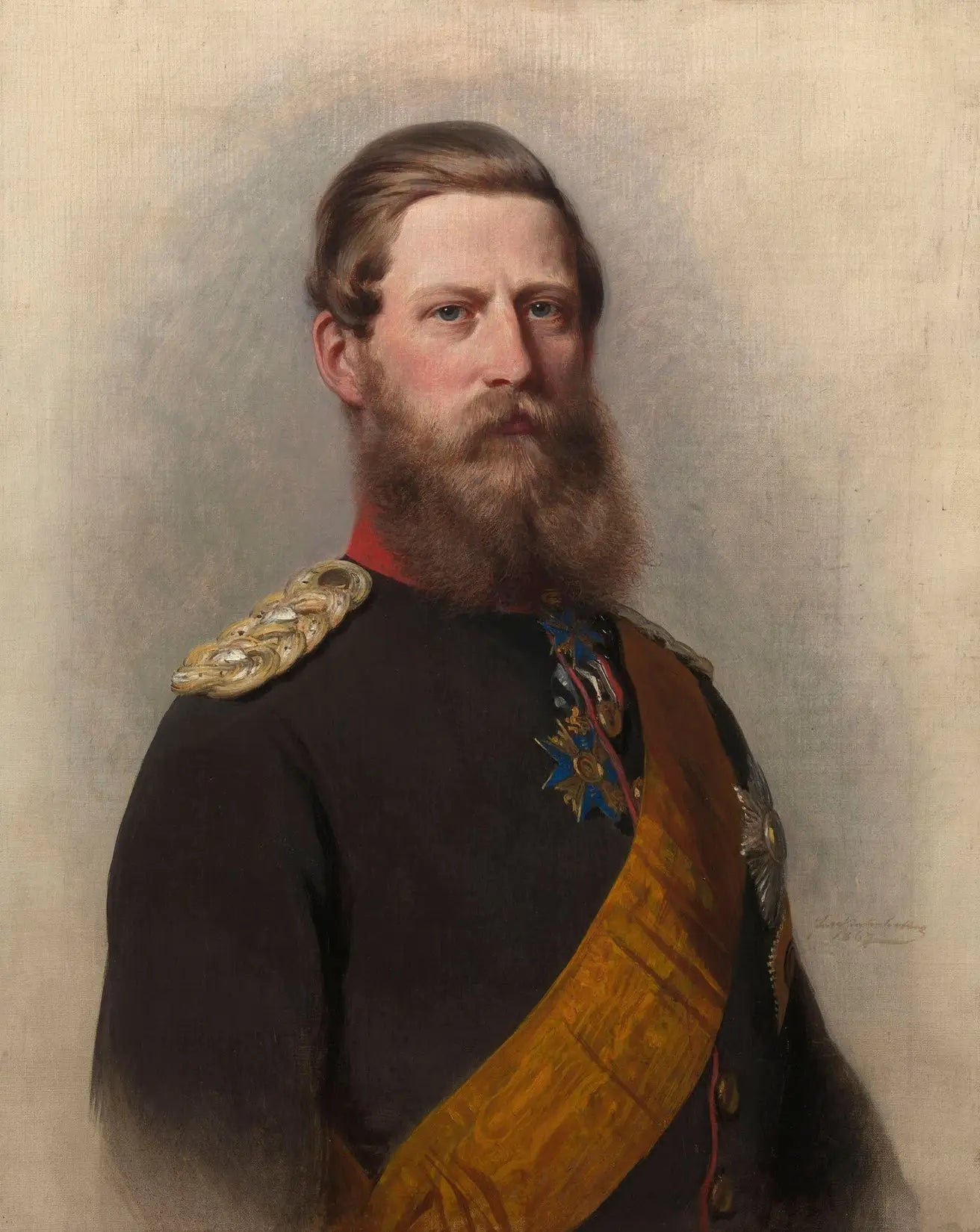 Frédéric-Guillaume prince héritier de Prusse (1831-1888) - Franz Xaver Winterhalter - Alpha Reproduction