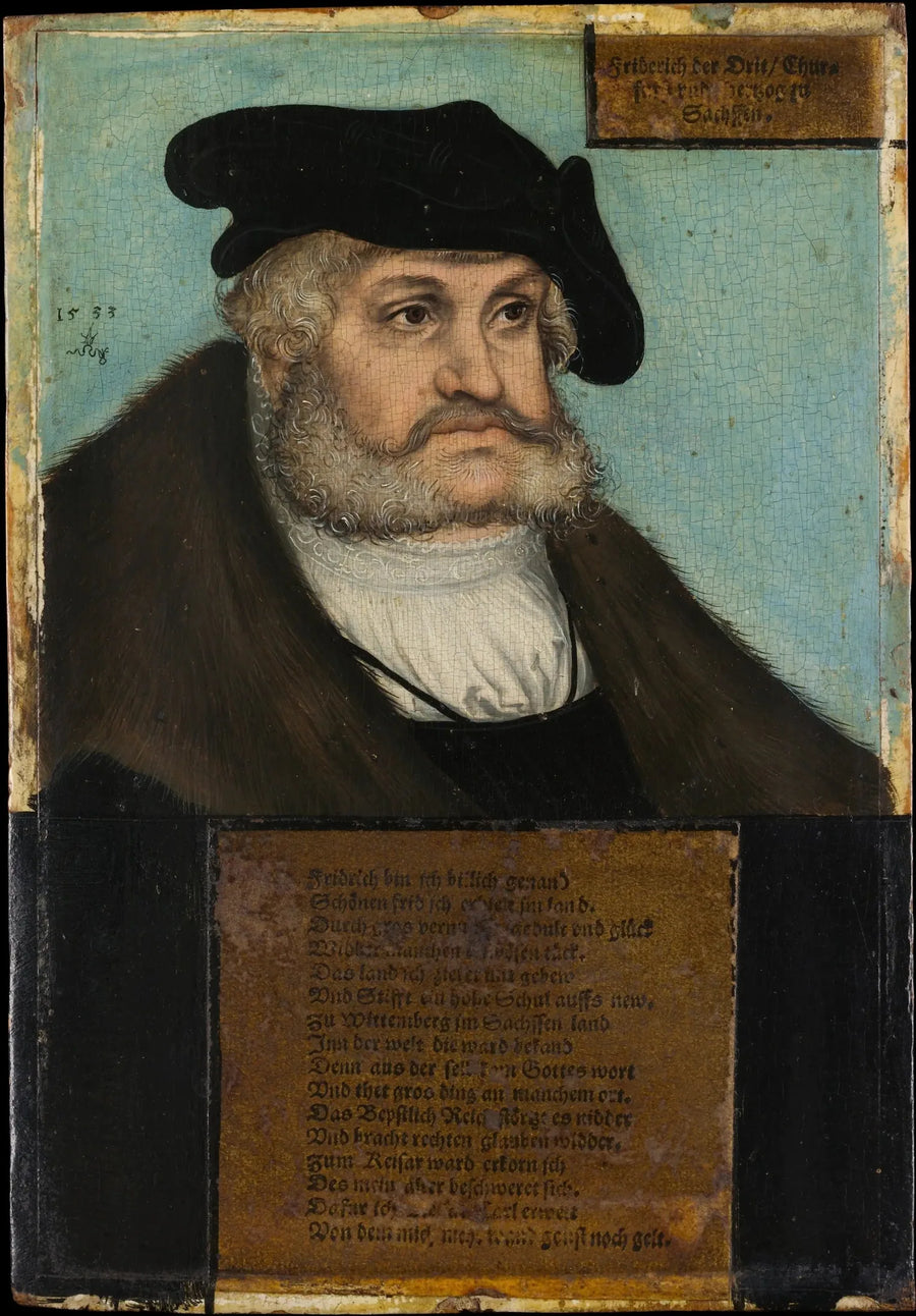 Frédéric III (1463–1525), den Vis, kurfyrst af Sachsen - Lucas Cranach den Ældre