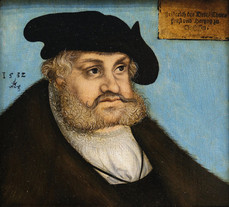 Frédéric III den vise hertug af Sachsen og kurfyrste - Lucas Cranach den Ældre