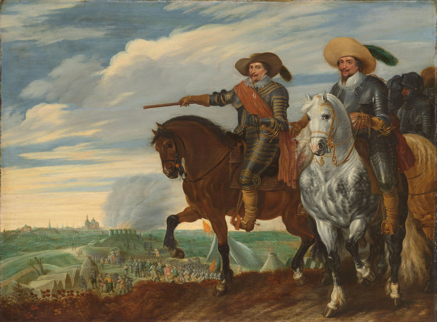 Frederik Hendrik et Ernst Casimir au siège de Den Bosch - Paulus van Hillegaert