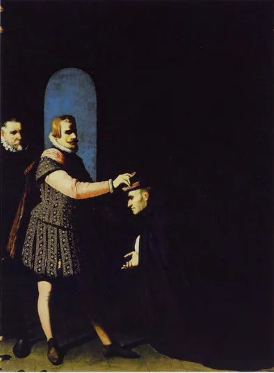 Frère Fernando Yáñez afviser baret af ærkebiskoppen af Toledo - Francisco de Zurbarán