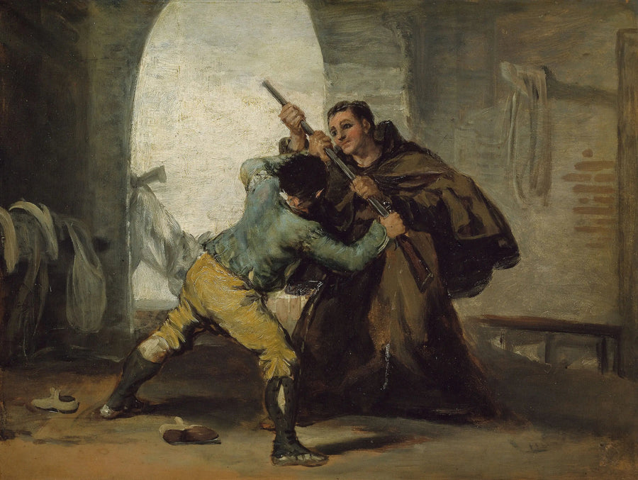 Bror Pedro river pistolen fra El Maragato - Francisco de Goya