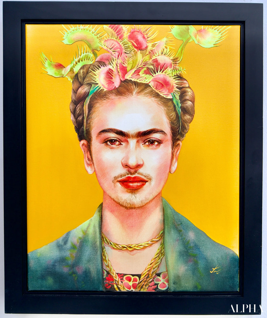 Frida Kahlo x Venus Flytrap - Phoolun | 40 x 50 cm Reproductions de tableaux à la peinture à l’huile