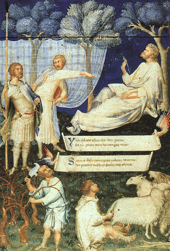 Forside af Servios kommentar til Vergilius - Simone Martini