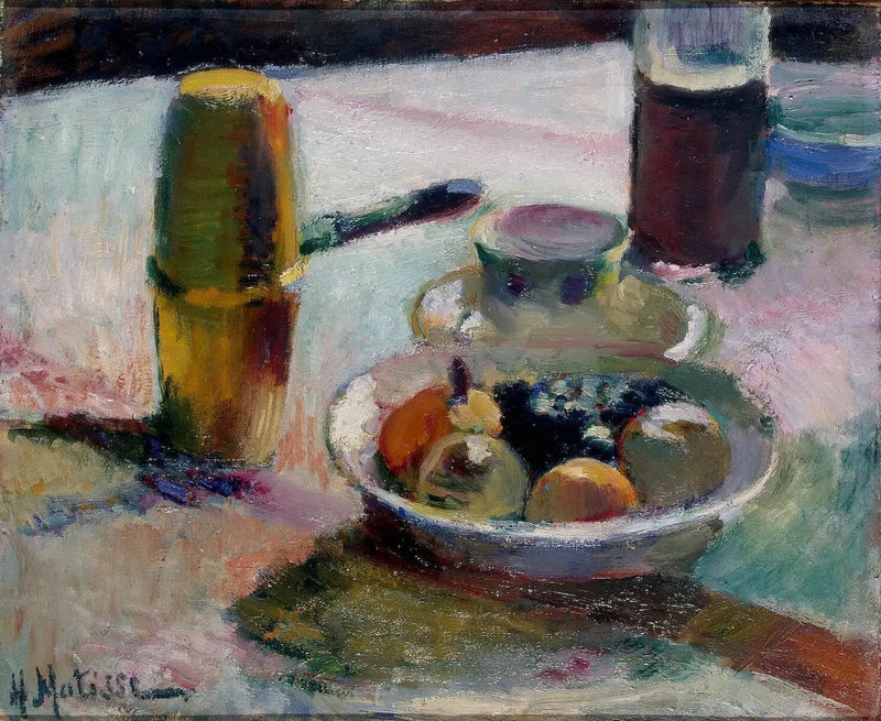 Frugter og kaffekande - Henri Matisse