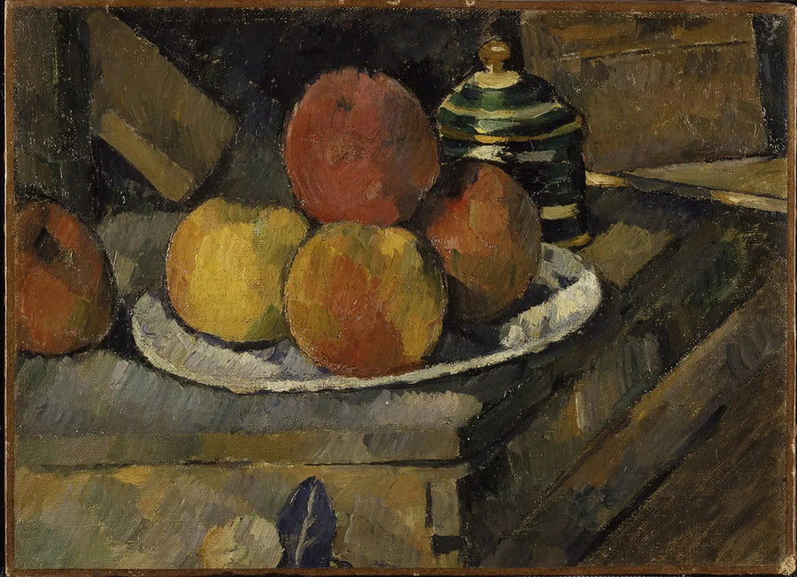 Frugter og sukkerkrukke - Paul Cézanne