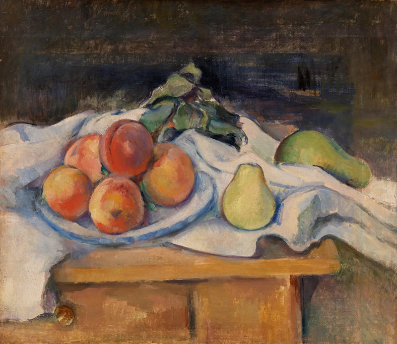 Frugter på bordet - Paul Cézanne