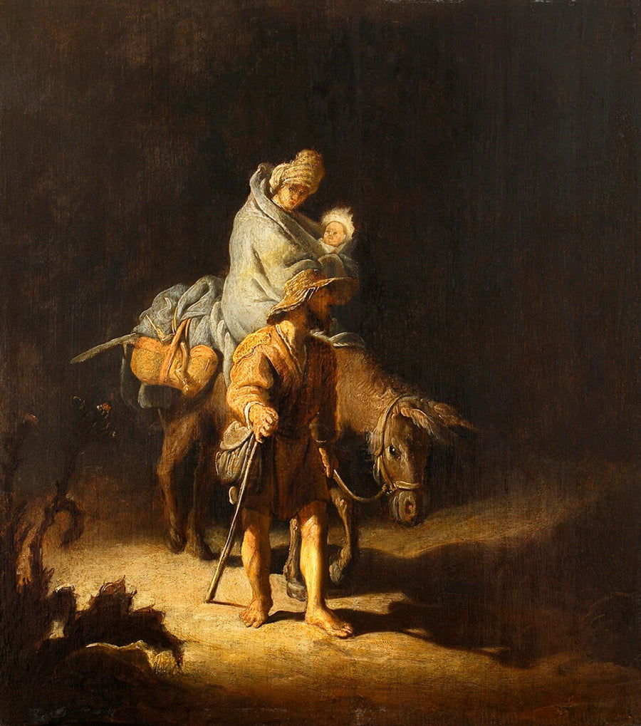 Flugten til Egypten - Rembrandt