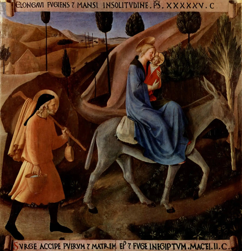 Flugt til Egypten - Fra Angelico