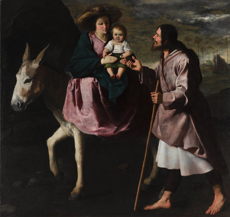 Flugt til Egypten - Francisco de Zurbarán