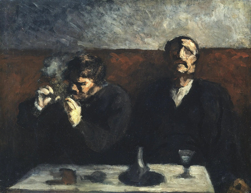 Røg- og absintdrikker - Honoré Daumier