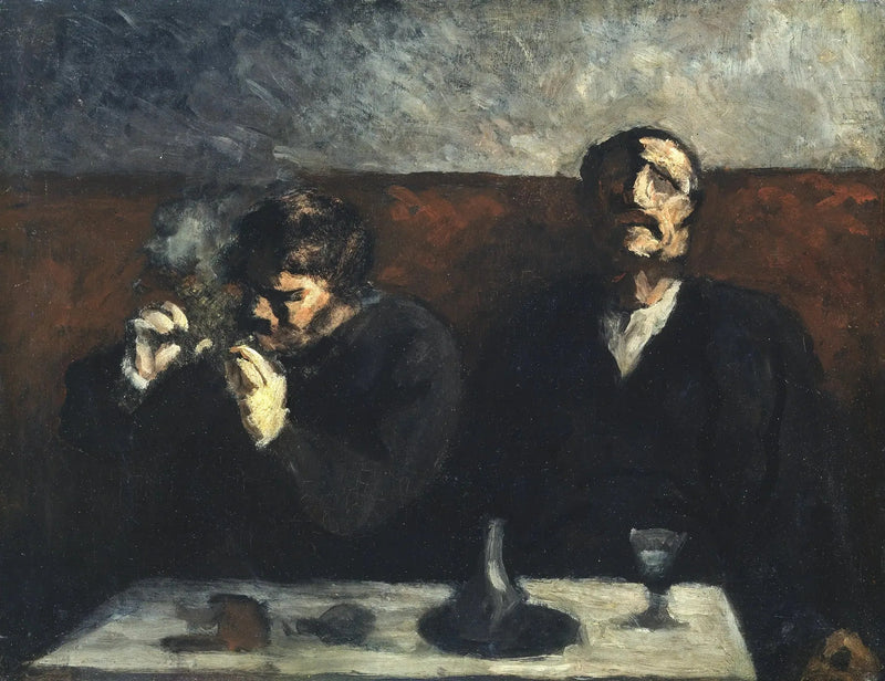 Røg- og absintdrikker - Honoré Daumier