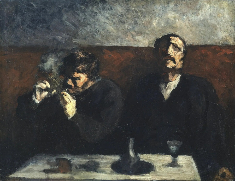 Røg- og absintdrikker - Honoré Daumier