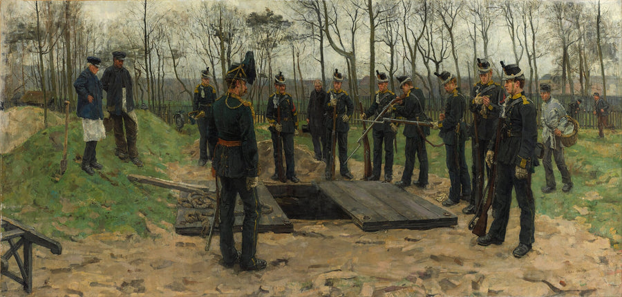 Militærbegravelse - Isaac Israel