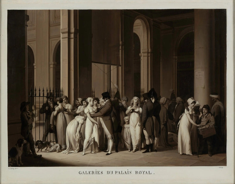 Galeries du Palais-Royal - Louis-Léopold Boilly