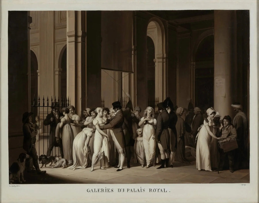 Galeries du Palais-Royal - Louis-Léopold Boilly