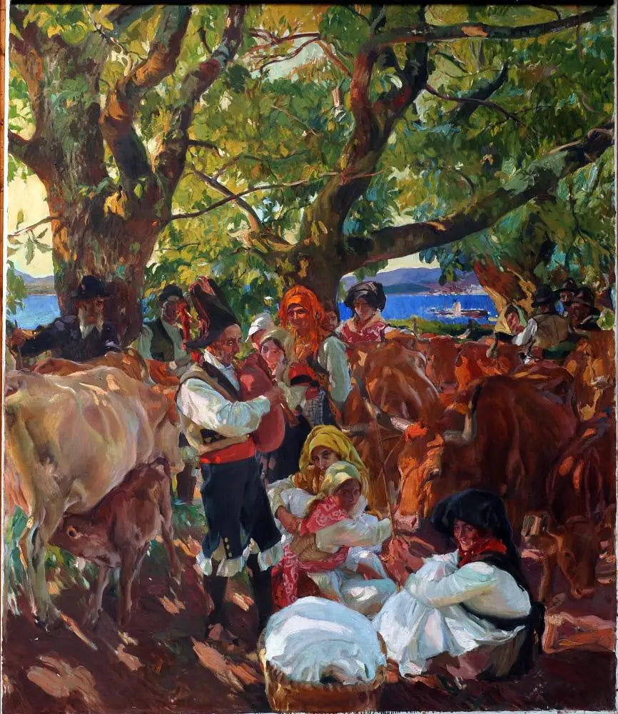 Reproduction du tableau « Galice - Joaquín Sorolla » par Alpha Reproduction en peinture à l’huile